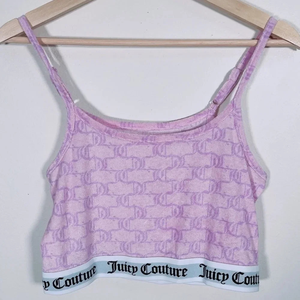Juicy Couture Jc Logo Lilac Bralette